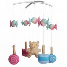 BC-BAB-ONIM0027-WING-CELI [Lollipop and Biscuit] Crib Musical Hanging Rotate Bell Ring Mobile Toy