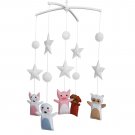 BC-BAB-ONIM0037-BELL-EMMA Cute Animal Baby Crib Dreams Mobile Crib Hanging Bell Musical Toys
