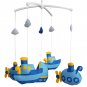 BC-BAB-ONIM0047-WING-EMMA Cute Crib Mobile Infant Bed Hanging Bell Crib Musical Toy Boat