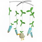 BC-BAB-ONIM0066-BELL-CELI Handmade Baby Mobile Crib Rotate Bed Bell with Music [Bud]