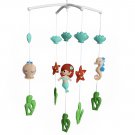 BC-BAB-ONIM0108-BELL-CELI Creative Baby Crib Rotatable Musical Mobile [Mermaid and Starfish]