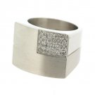 Metal Ring w/ Rhinestone Emplacement