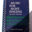 MUSIC FOR SIGHT SINGING, 2nd Ed.,  Robert W. Ottman, Prentice-Hall, 1956, 1967