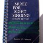 MUSIC FOR SIGHT SINGING, 2nd Ed.,  Robert W. Ottman, Prentice-Hall, 1956, 1967