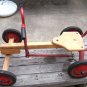 vintage Radio Flyer Row-Cart, wood and metal riding toy, good condition