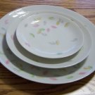 Vintage Arzberg Porzellanfabrik (Bayern), 3 pc. place setting rare leaf pattern