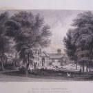 OLD HALL RUFFORD, C1840 original reproductive print, G. Pickering, W. LePetit