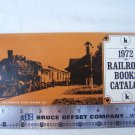 Rare, Kalmbach Publishing 1972 RAILROAD BOOKS CATALOG, 9" x 4"