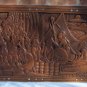 Baris Sylvester rare original story board, wood carving, 1971, Koror Jail, Palau