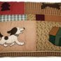 Dog Applique Quilted Bed - 30" x 40"