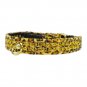 Rhinestone Leopard Animal Print Collar Size 18 14"-16"