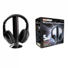 5 in 1 Wireless Headphone with FM for PC TV MP3