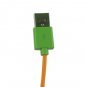 Sync and Charging Cable iPhone,iPad,iPod Touch Orange Cable Colorful Connectors