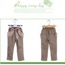 Girl Pants With Ribbon