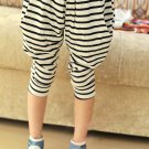 Black and White Striped Pants