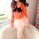 2013 New fashion - Girl's Lace Leggings (Pink)