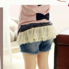 Girl Summer Jean Lace Detachable