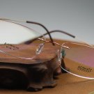 Hingeless Rimless Titanium Eye Glasses B-148 Gold Eyewear