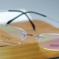 Hingeless Rimless Titanium Eye Glasses B-136 Gun eyewear