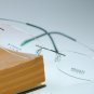 Hingeless Rimless Titanium Eye Glasses B-136 Gun eyewear
