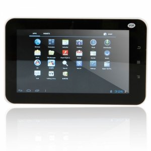7" 8GB A10 Android 4.0 Tablet Computer Piano Paint White Shell Five Touch Screen