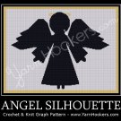 Angel Silhouette - Afghan Crochet Graph Pattern Chart