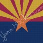 Arizona - State Flag - USA - Afghan Crochet Graph Pattern Chart