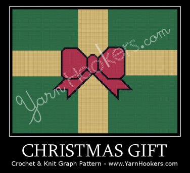 Christmas Gift - Afghan Crochet Graph Pattern Chart