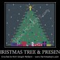 Christmas Tree with Presents-  Afghan Crochet Graph Pattern Chart