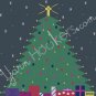 Christmas Tree with Presents-  Afghan Crochet Graph Pattern Chart