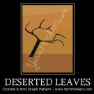 Deserted Leaves - Afghan Crochet Graph Pattern Chart