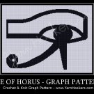 Egyptian Eye of Horus - Afghan Crochet Graph Pattern Chart