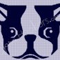 French Bulldog - Afghan Crochet Graph Pattern Chart