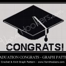 Graduation Congrats - Afghan Crochet Graph Pattern Chart