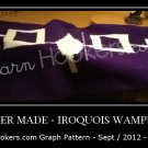 Iroquois Wampum Belt - Afghan Crochet Graph Pattern Chart