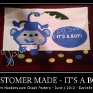 It's a Boy - Afghan Crochet Graph Pattern Chart