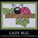 Lady Bug - Afghan Crochet Graph Pattern Chart