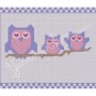 Owl Trio - Afghan Crochet Graph Pattern Chart