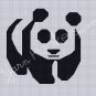 Panda Bear - Afghan Crochet Graph Pattern Chart