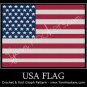 United States of America - USA - Flag - Afghan Crochet Graph Pattern Chart