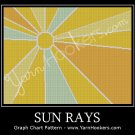 Sun Rays - Afghan Crochet Graph Pattern Chart