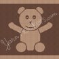 Teddy Bear Hugs - Afghan Crochet Graph Pattern Chart