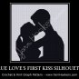 True Love's First Kiss Silhouette - Afghan Crochet Graph Pattern Chart