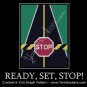 Ready, Set, STOP! - Afghan Crochet Graph Pattern Chart