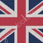 Union Jack - British Flag - UK National Flag -Afghan Crochet Graph Pattern Chart