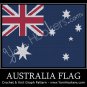 Australia National Flag - Afghan Crochet Graph Pattern Chart