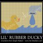 Lil' Rubber Ducky - Afghan Crochet Graph Pattern Chart