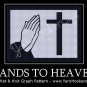 HANDS TO HEAVEN - Afghan Crochet Graph Pattern Chart