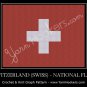 Switzerland (Swiss) National Flag - Afghan Crochet Graph Pattern Chart