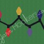 Christmas Lights - Afghan Crochet Graph Pattern Chart